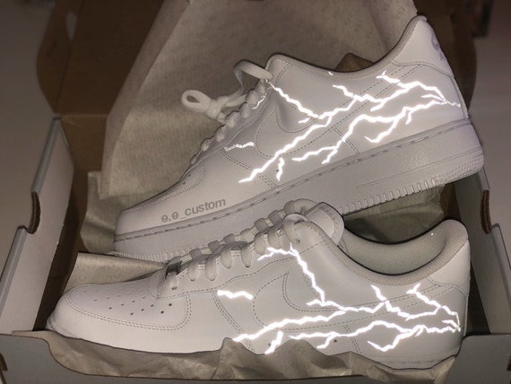 air force 1 reflective lightning