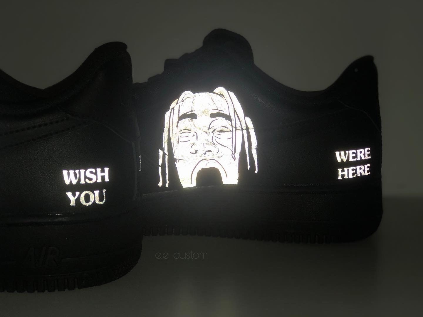 travis scott af1 reflective