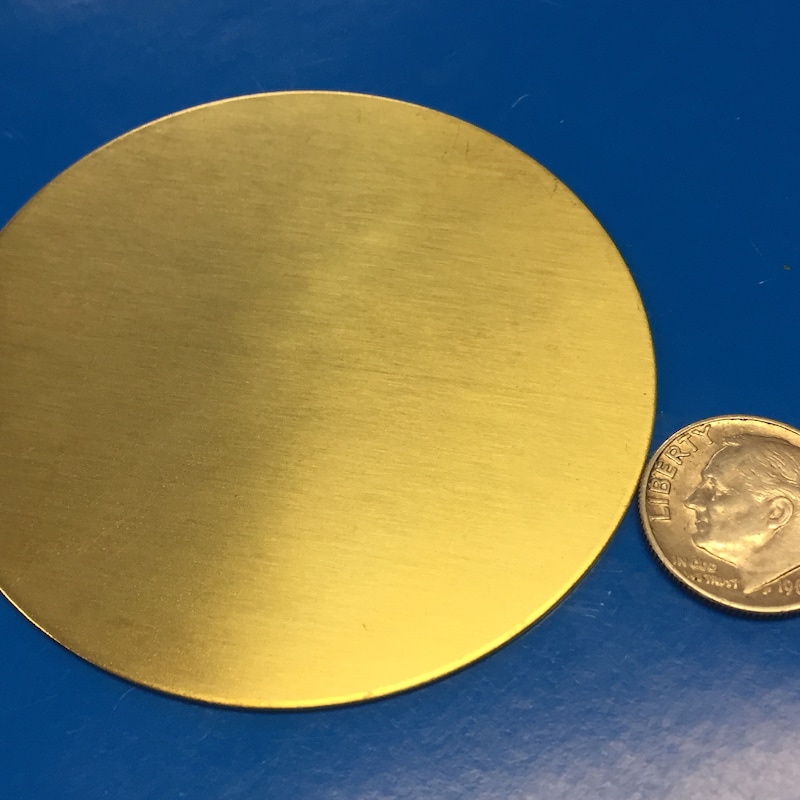 2 Inch Brass Blank Disc - Etsy