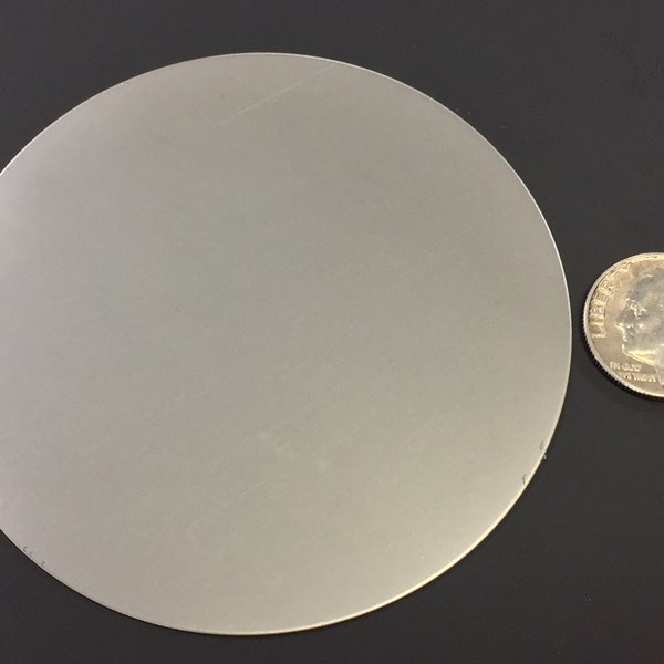 2.8in Stainless Steel Disc 26ga (.018 thick)