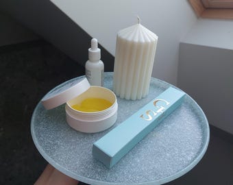 Perfume Organizer, Jewelry Dish, Bathroom Vanity Tray, New Home Gift, Coffee Table Decor