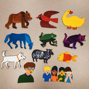 Brown Bear, Brown Bear what do you see? Felt story set