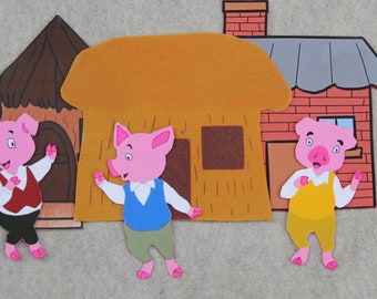 Three Pigs Shrek Etsy