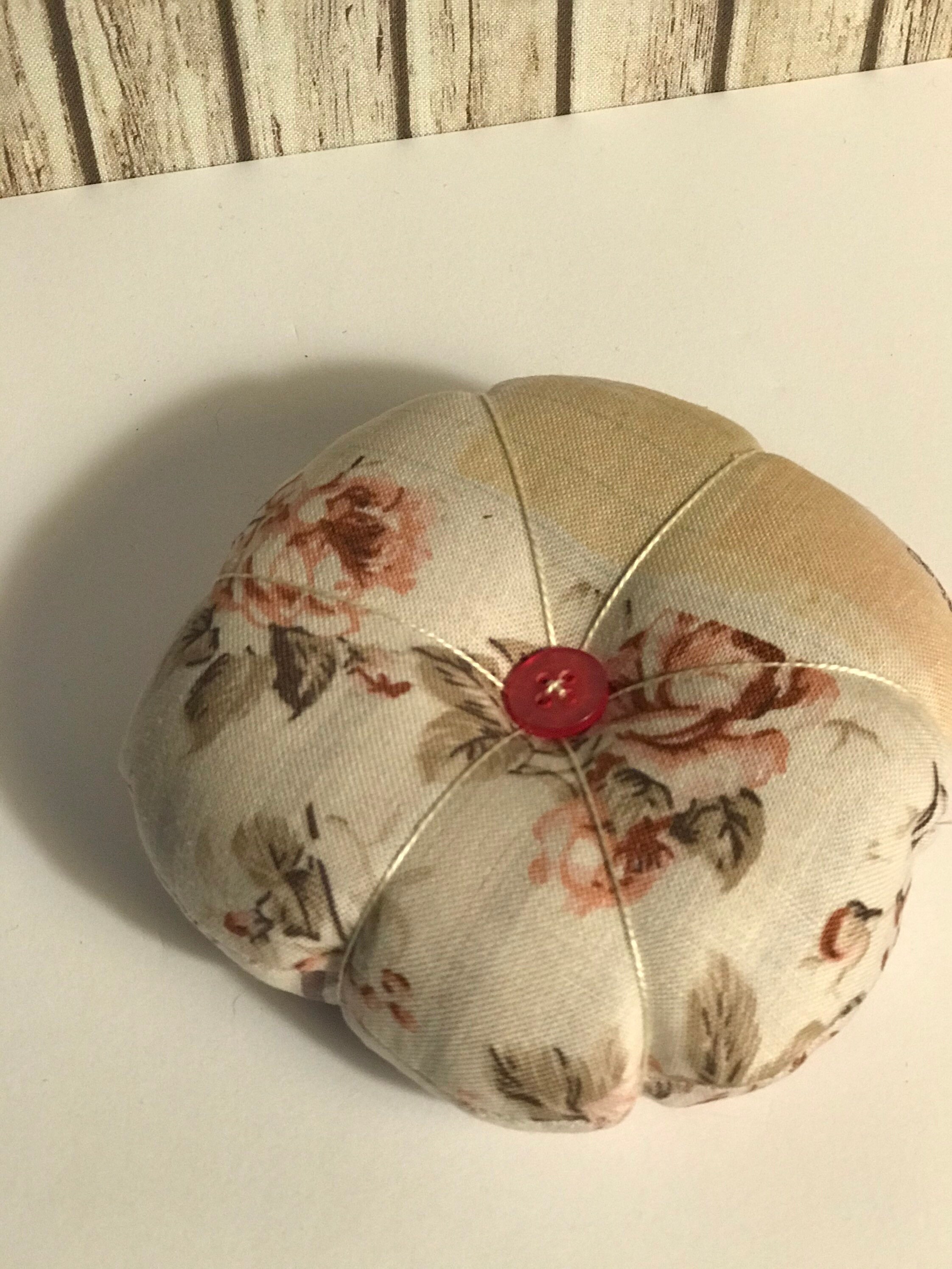 Handmade pincushion with vintage sewing pattern Etsy