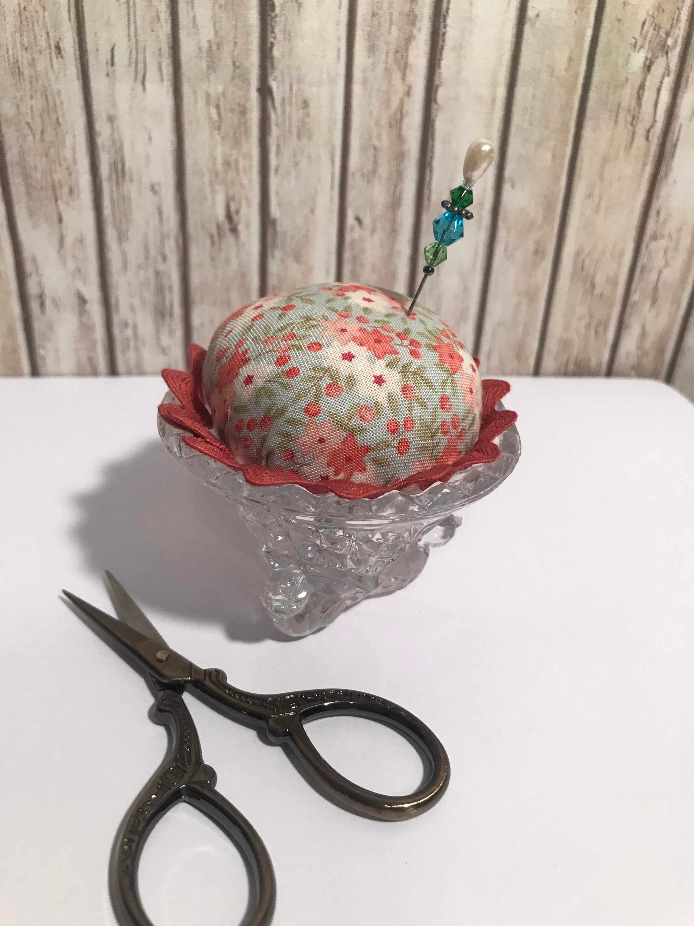 Salt Cellar Pin Cushion, Unique Pin Cushion, Craft Room Decor, Sewing Pin  Cushion, Sewing Gift for Mom, Unique Gifts for Quilters 