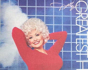 Vintage SEALED 80s Vinyl DOLLY PARTON Greatest Hits Record Album Classic Country 9 To 5 I Will Always Love You Original Pop L@@K ! W@W !