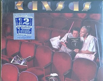 Vintage '78 SEALED Live Vinyl KANSAS Two For The Show Double Record Album Set 70s Classic Rock ORIGINAL w/ Hype Sticker ! L@@K !
