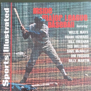 Rare Original &#39;71 Sports Illustrated Vinyl Inside Major League BASEBALL Record Album Still SEALED ! Willie Mays MLB Ted Williams Vintage !