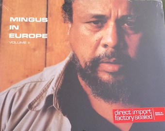 Vintage 60s Bop Jazz Vinyl CHARLES MINGUS Quintet In Europe Vol II Record Album Enja Germany Pressing Still Sealed Original 80s Eric Dolphy