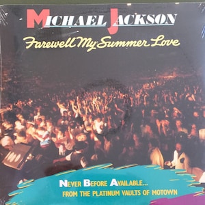 Vintage 80s Vinyl MICHAEL JACKSON Farewell My Summer Love Record Album Still SEALED Motown 70s Jackson 5 Five Original Soul Pop