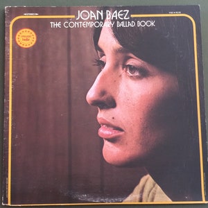 Vintage 60s Folk Vinyl JOAN BAEZ Contemporary Ballad Book Double Record Album Set 70s Dylan Donovan Classic 1960s Vanguard
