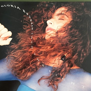 Original '91 Latin Pop Vinyl GLORIA ESTEFAN Into The Light Record Album 90s Miami Sound Machine Epic 1990s Near MINT !