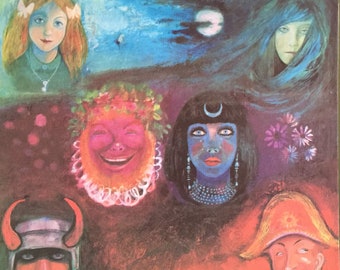Seltene Original '70 Prog Rock Schallplatte KING CRIMSON In The Wake Of Poseidon Schallplattenalbum 1970s Atlantik Gatefold Robert FRIPP Vintage Classic !