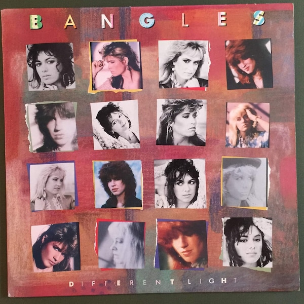 Vintage '85 BANGLES Different Light Vinyl Record Album 80s Walk Like An Egyptian Manic Monday PRINCE Susanna Hoffs Pop Near MINT !