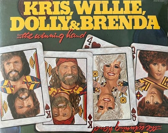 Vintage 70s Country Vinyl Kris Willie Dolly & Brenda Double Record Album Kristofferson Nelson STILL SEALED ! L@@K ! Parton Classic 80s W@W !