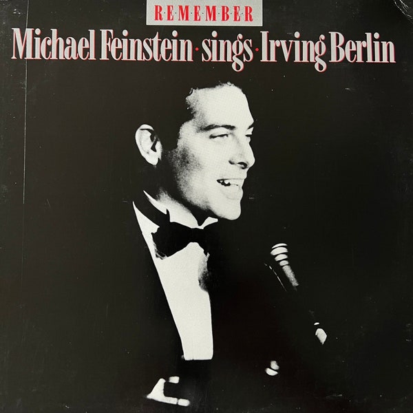 Classic Crooner Vinyl MICHAEL FEINSTEIN Sings Irving Berlin Record Album Great American Songbook 80s Vintage Original L@@K !