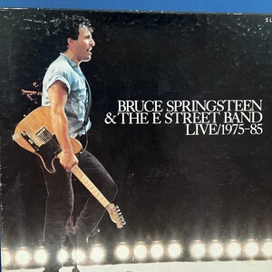 Original '86 BRUCE SPRINGSTEEN Live 1975-85 Caja de 5 discos de álbumes VINTAGE E Street Band Clarence Clemons Little Stevie Classic Rock ¡MIRA!