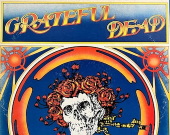 Original '71 Vinyl GRATEFUL DEAD Self Titled Record Album Skull
