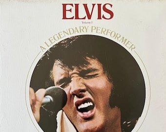 Original SEALED '73 Vinyl ELVIS PRESLEY A Legendary Performer Volume 1 Record Album Classic 50s Rock Roll Love Me Tender Heartbreak Hotel