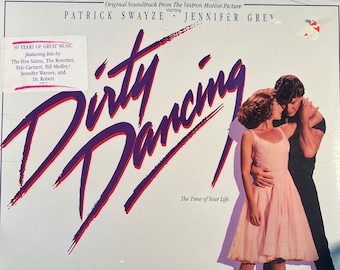 Original '87 DIRTY DANCING Sound Track Vintage Vinyl Still SEALED ! Classic 80s Film Patrick Swayze Jennifer Grey Time Of My Life L@@K !