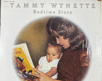 Original '72 Country Vinyl TAMMY WYNETTE Bedtime Story Record Album Classic 70s George Jones Nashville Female Vintage L@@K !