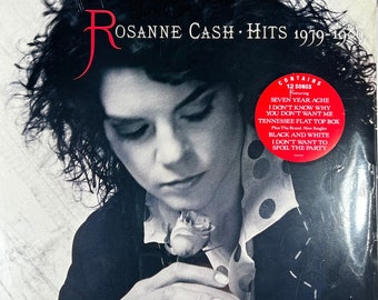 Original '89 SEALED Vinyl ROSANNE CASH Hits 1979-1989 Record Album 80s Classic Country Johnny June Carter Vintage 90s L@@K !