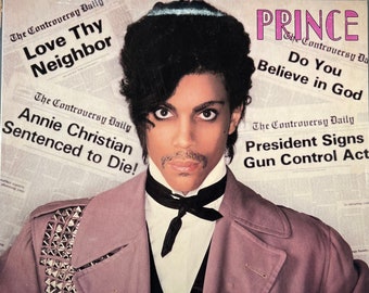 Vintage '81 PRINCE Controversy Record Album Classic 80s Funk Rock VINTAGE Warner Bros Dance Pop L@@K !