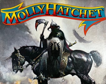 Original '78 MOLLY HATCHET Self Titled Debut Record Album 70s Southern Rock Vinyl Lynyrd Skynyrd Classic Frank Frazetta L@@K !