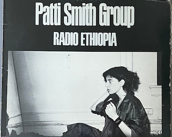 Rare Original '76 Punk Vinyl PATTI SMITH Group Radio Ethiopia Record Album VINTAGE 70s New York Poet Lenny Kaye Classic Ask The Angels L@@K