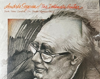 Der Klassiker ANDRES SEGOVIA Das Intime Gitarren-Schallplatten-Album Still SEALED ! Vintage 70er Jahre Vinylfolie Flamenco L@@K !