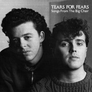 Vintage &#39;85 Vinyl TEARS FOR FEARS Songs From The Big Chair Record Album 80s Pop Rock Shout Everybody Wants To Rule The World Near Mint L@@K