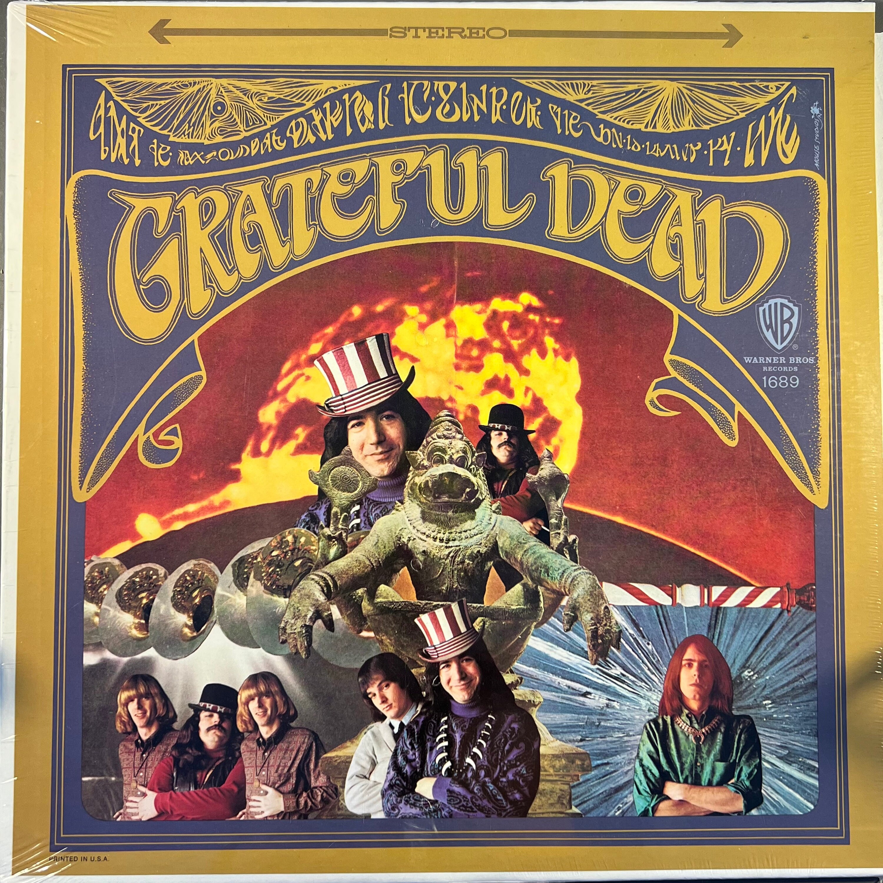 Vintage SEALED Vinyl GRATEFUL DEAD Self Titled Debut Record Album