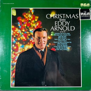 Classic SEALED Vinyl EDDY ARNOLD Christmas Vintage Record 60s 70s Holiday Music Country Still Sealed L@@K ! Jingle Bell Rock Santa Claus