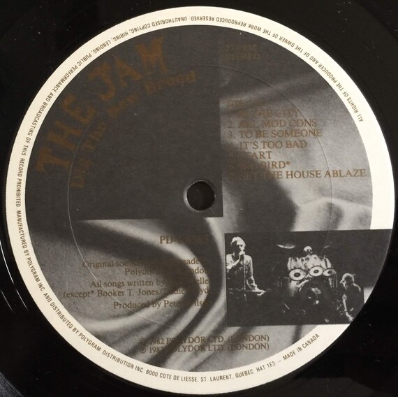 Vintage '82 Vinyl the JAM Dig the New Breed Record Album