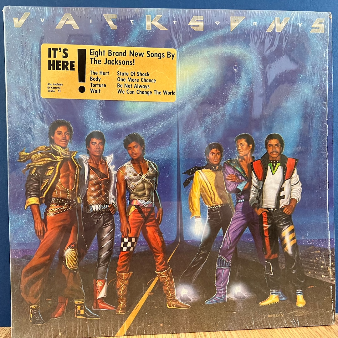 Original '84 JACKSONS Victory Record Album 80s Soul Dance in