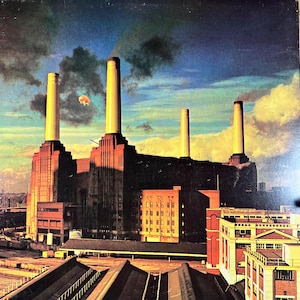 Rare Original U.K. &#39;77 Pink Floyd ANIMALS Record Album Classic Rock Vinyl 70s Pigs Roger Waters David Gilmour Prog Vintage GATEFOLD ! L@@K !