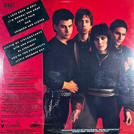 Original SEALED '81 Vinyl JOAN JETT and the Blackhearts I Love