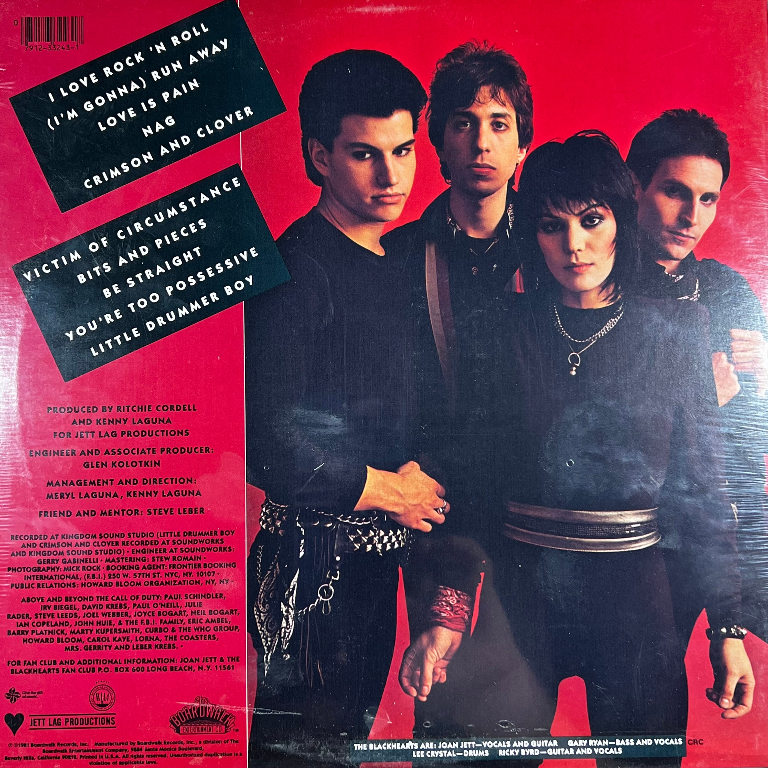 Original SEALED '81 Vinyl JOAN JETT and the Blackhearts I Love