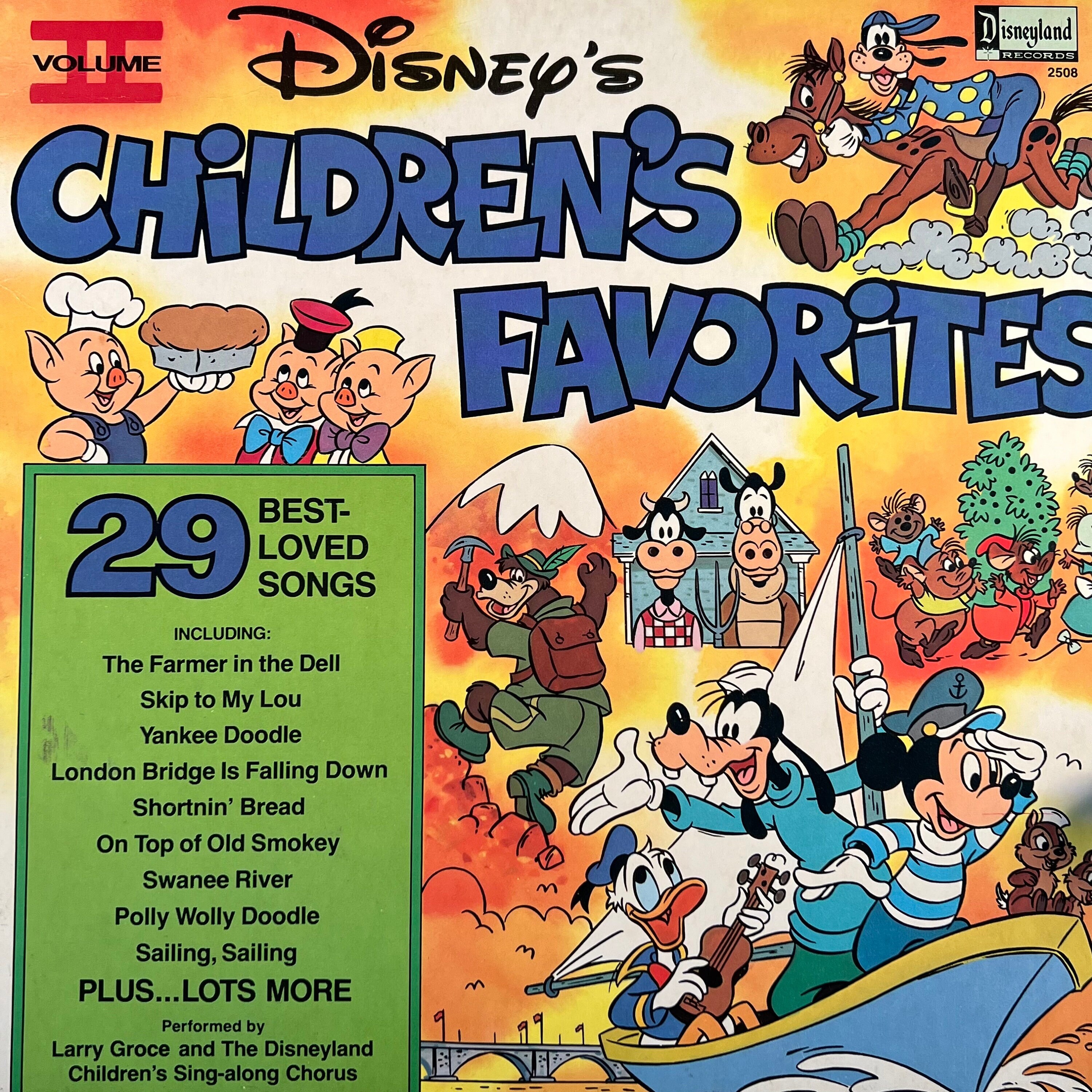 Vintage '79 DISNEY Children's Favorites Volume II Record