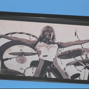 Classic David Lee Roth Framed VINTAGE Postcard 80s VAN HALEN On Stage Live Rock Eddie 80s Classic Rock Unused You Really Got Me L@@K W@W !