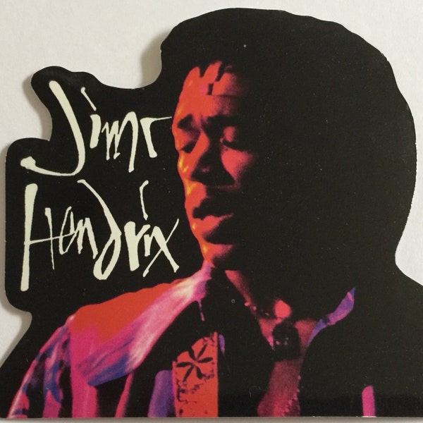 Jimi Hendrix Sticker Etsy