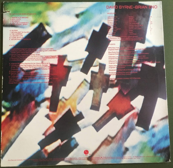 Original '81 Vinyl Brian Eno & David Byrne My Life in the Bush of