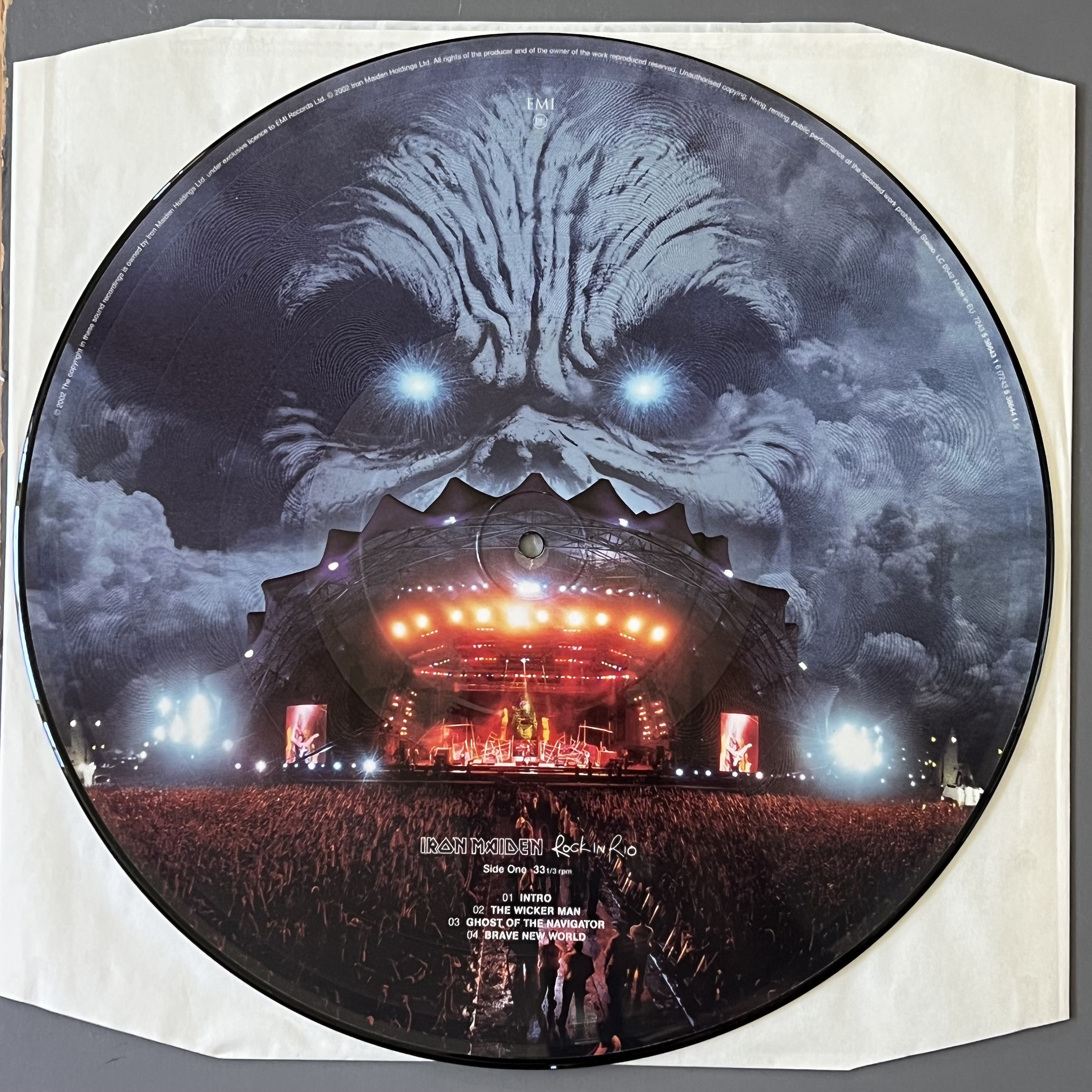欧3discs LP Iron Maiden Rock In Rio 0190295851972 Parlophone /00920 Amazon.com: Rock In Rio: CDs & Vinyl
