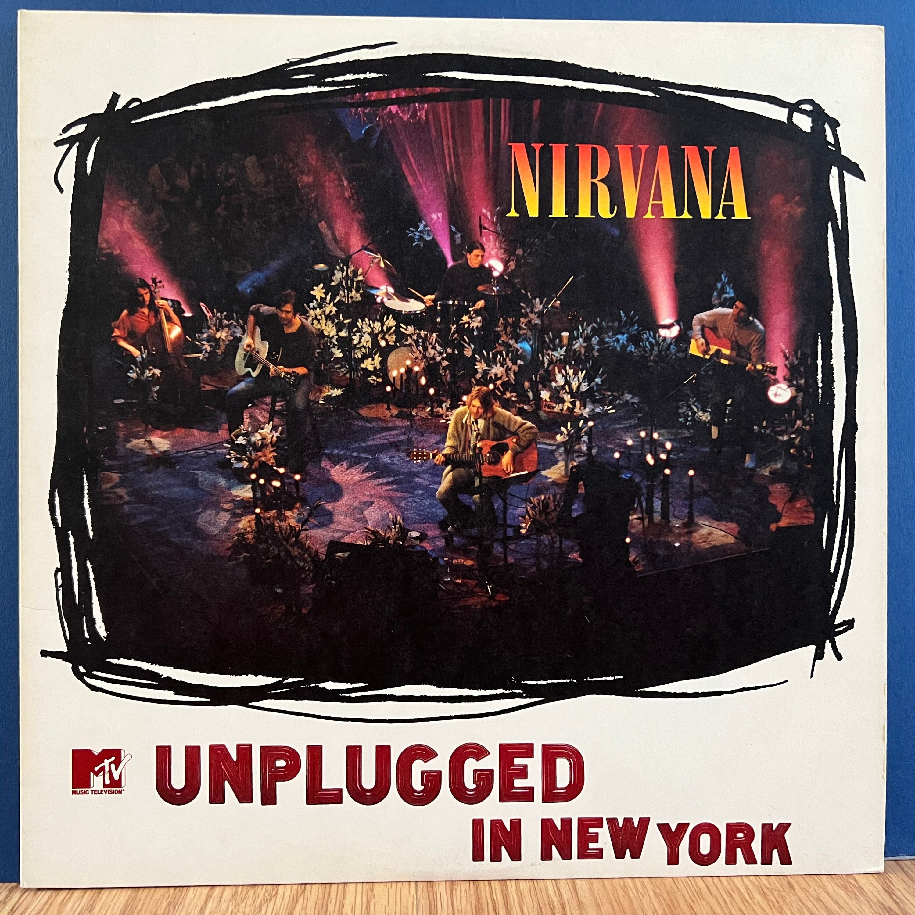 Original '94 NIRVANA Unplugged in New York Record Album Classic 90s ...