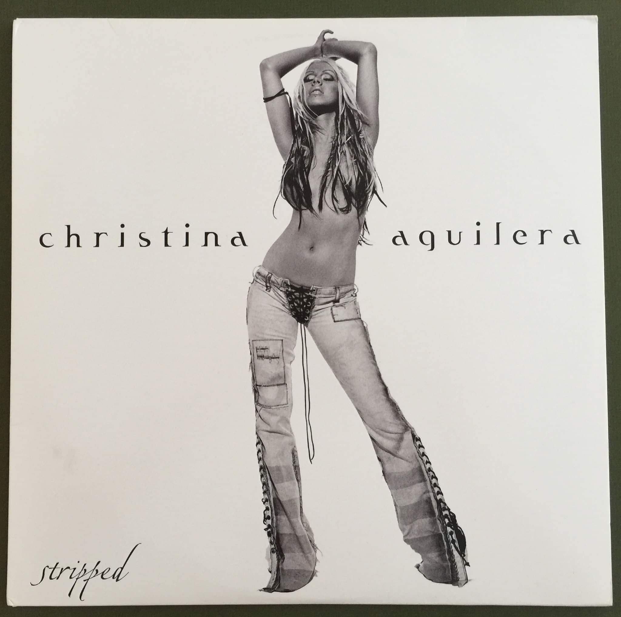 Original 2002 Vinyl CHRISTINA AGUILERA Stripped Double