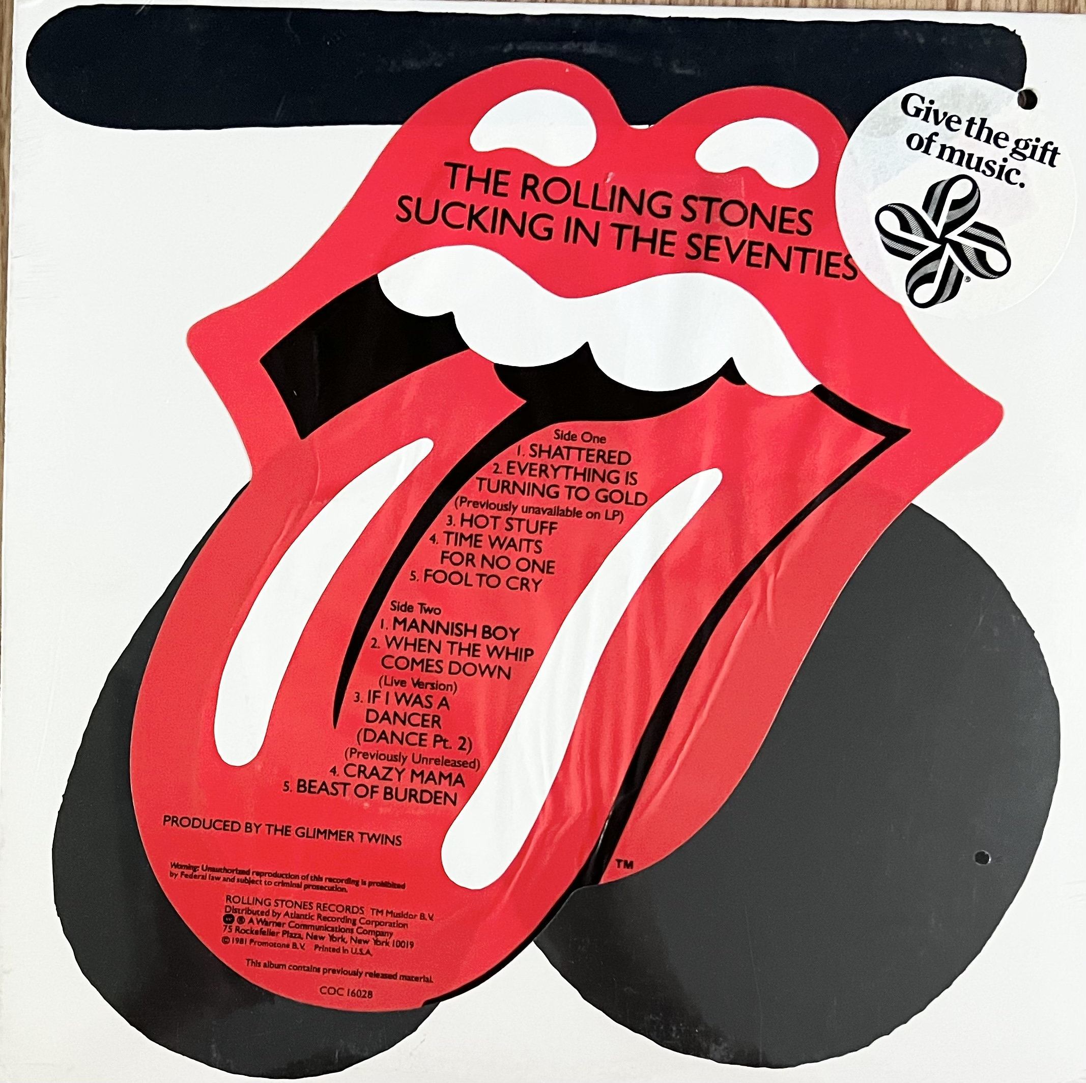 SEALED Rare '81 ROLLING STONES Sucking in the Seventies Record
