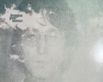 John Lennon Beatles Rare Signed IMAGINE Artwork Cover LP Vinyl