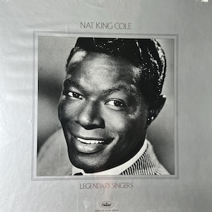 Vintage Vinyl Nat King Cole Legendary Singers Two Record Box Set Still SEALED ! Classic Fifties Jazz Crooner Pop Capitol Records 80s L@@K !