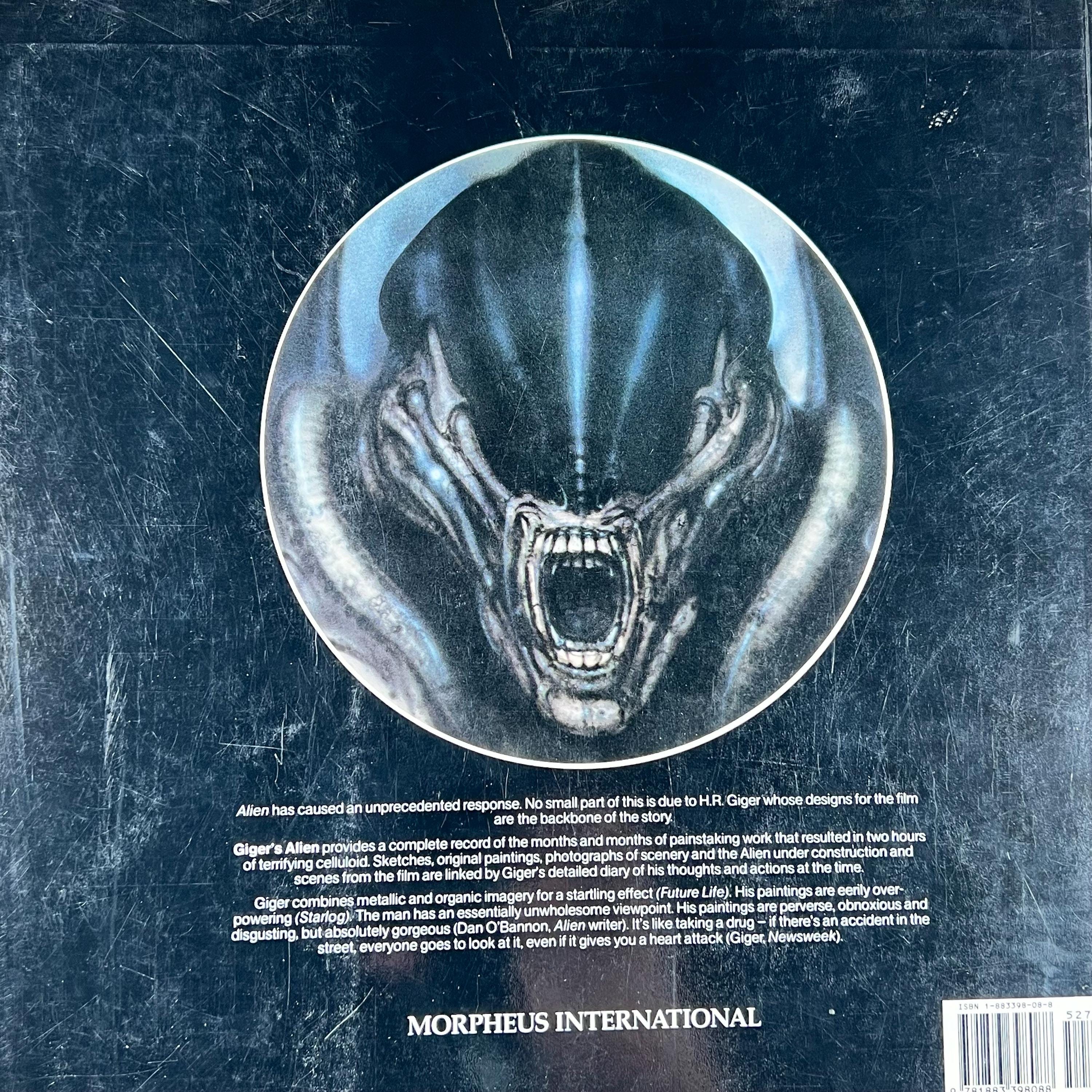 Vintage Book H.R. GIGER Alien Film Design 20th Century Fox