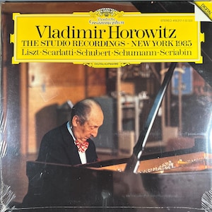 Vintage SEALED Vinyl Vladimir Horowitz The Studio Recordings New York 1985 Record Album Rare Classical Deutsche Grammophon L@@K !